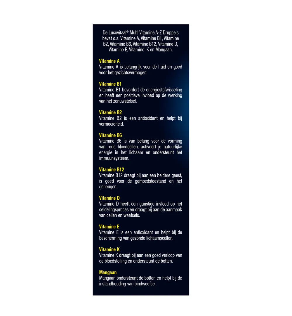 Lucovitaal Multi A-Z Druppels (50 m) - image 2