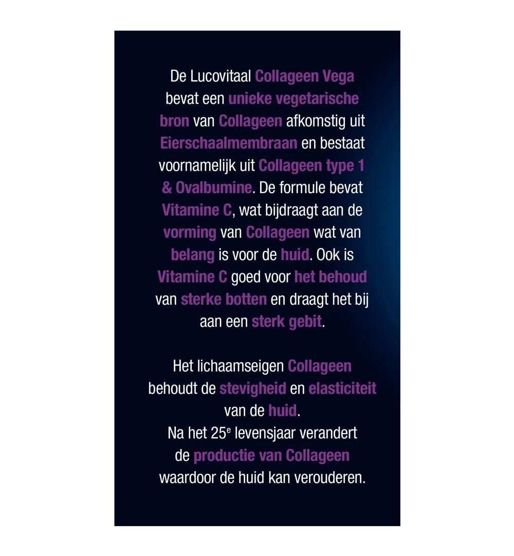 Lucovitaal Super Collageen Vega (30 tabletten) - image 5