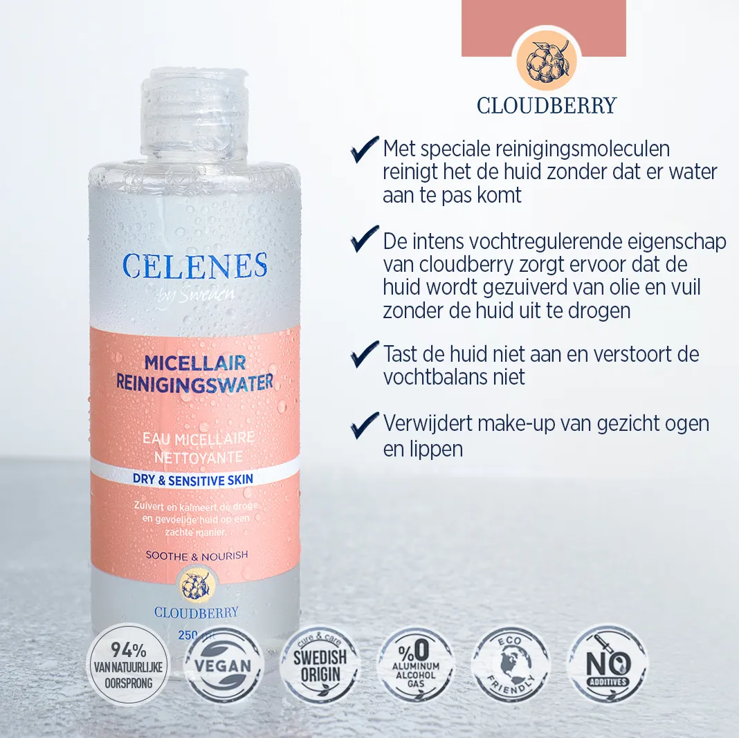 Celenes Cloudberry Micellair Water (250 ml)