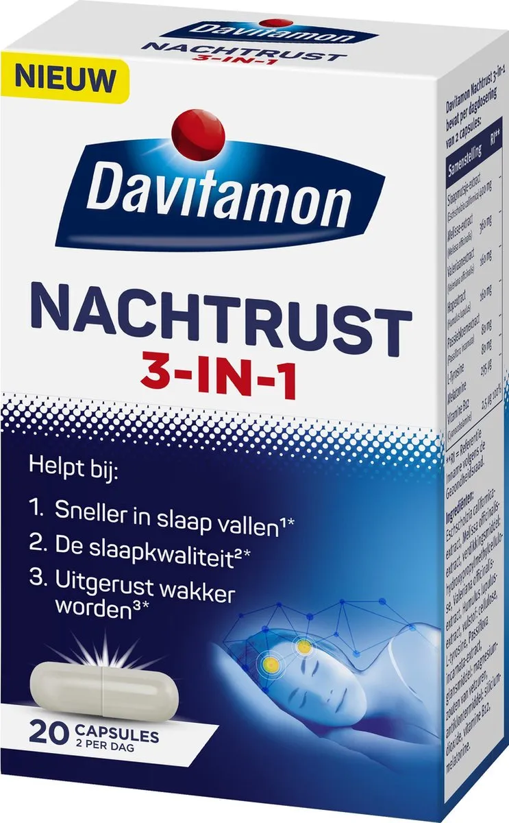Davitamon Nachtrust 3-In-1 (20 capsules) - image 2