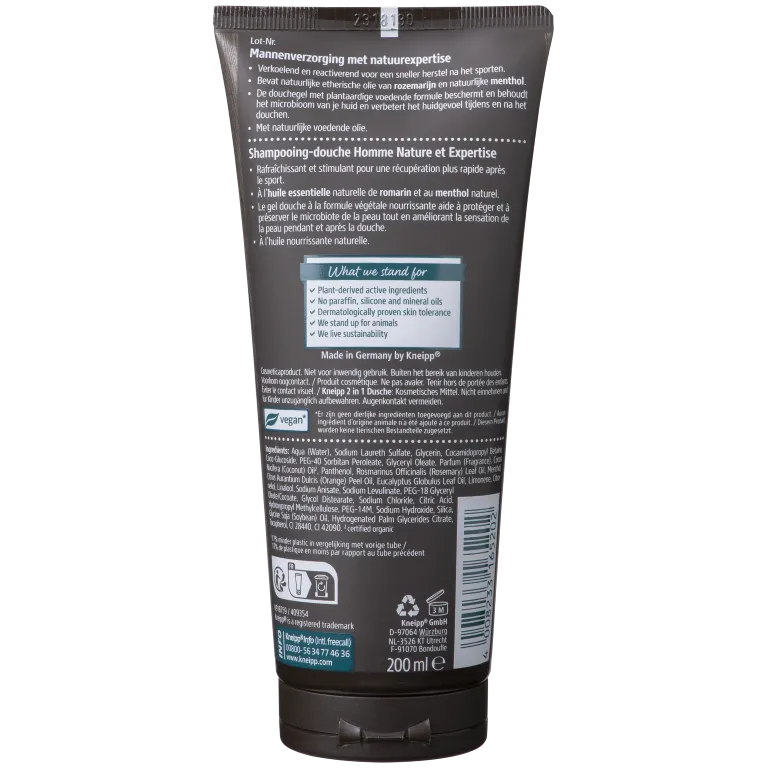 Kneipp Men Douche 2-in-1 Sport (200 ml)
