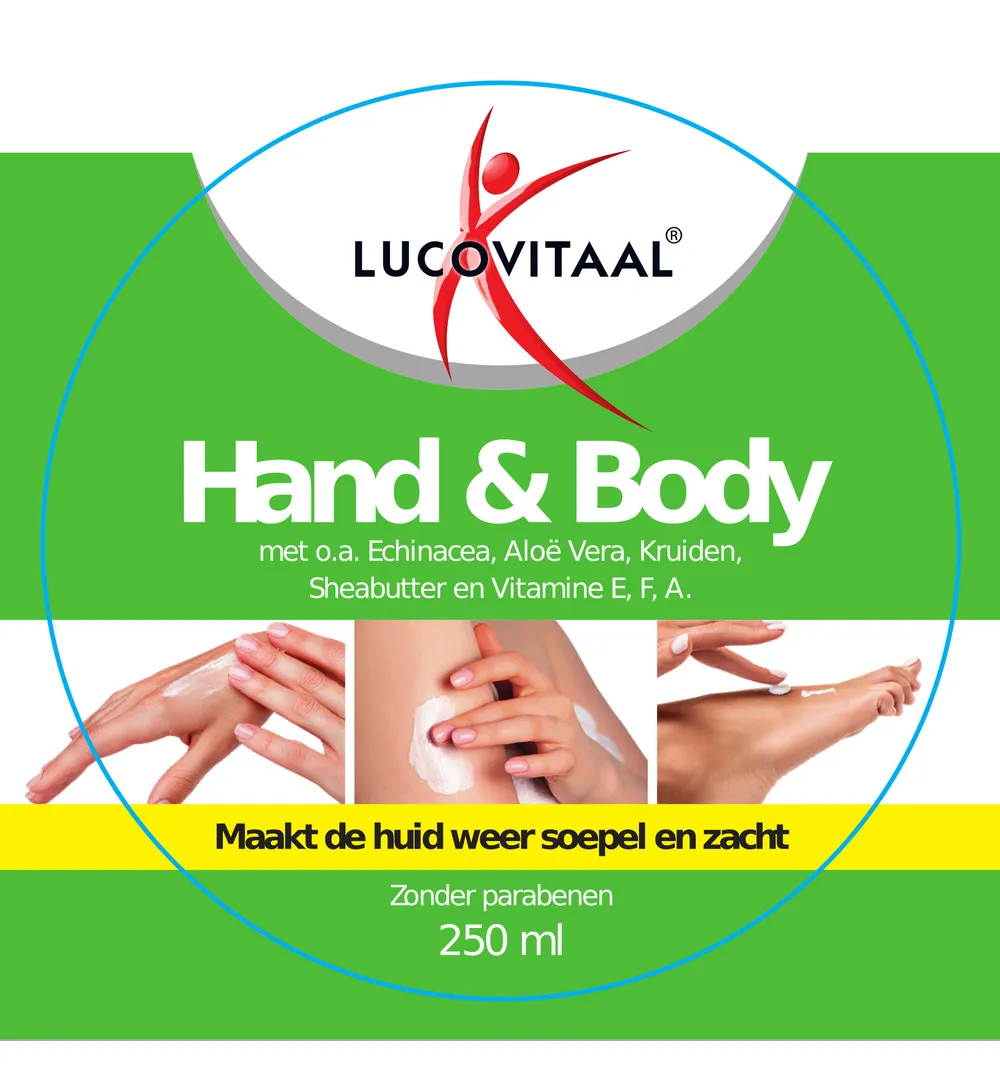 Lucovitaal Hand & Body Crème (250 ml)