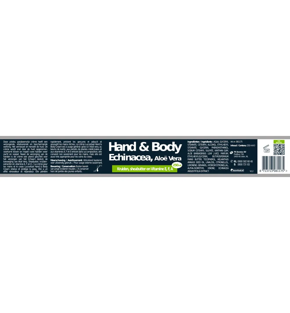 Lucovitaal Hand & Body Crème (250 ml) - image 2