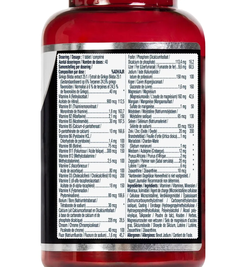 Lucovitaal Multi Compleet Man 50+ (40 tabletten)