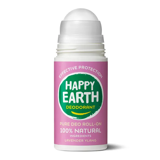 Happy Earth Pure deodorant roll-on lavender ylang (75 ml)