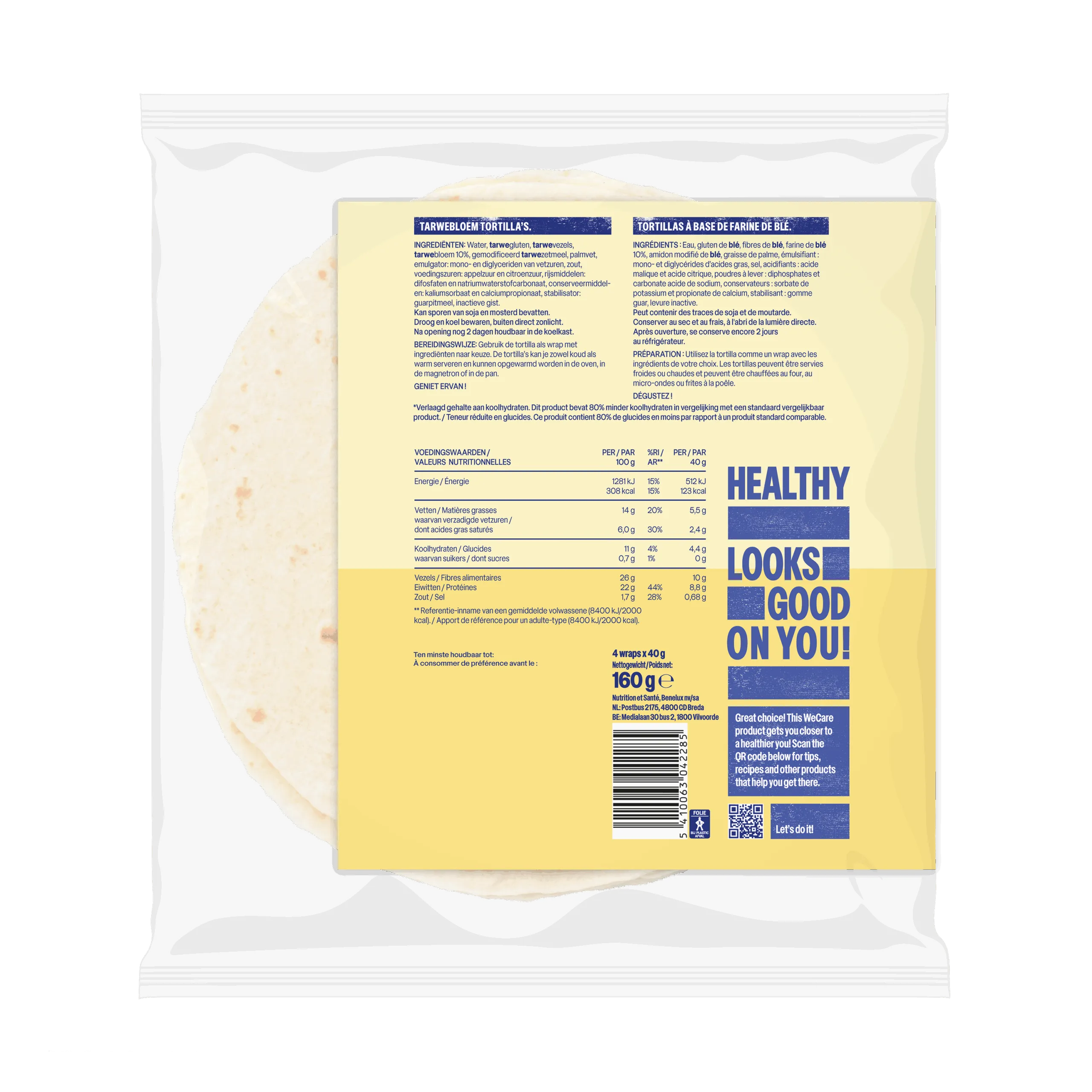 WeCare Tortillas natural (160 gr)