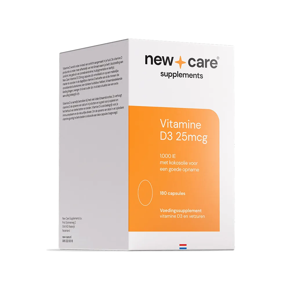 New Care D3 25mcg (180 capsules)