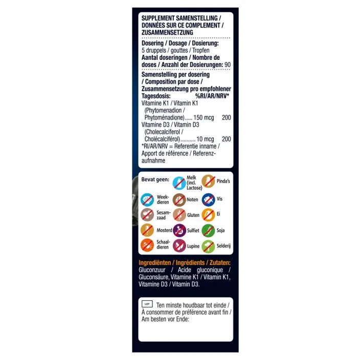 Lucovitaal K1 & D3 Vitamine Druppels Baby (14,5 ml)