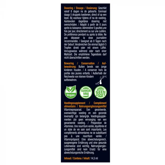 Lucovitaal K1 & D3 Vitamine Druppels Baby (14,5 ml) - image 2