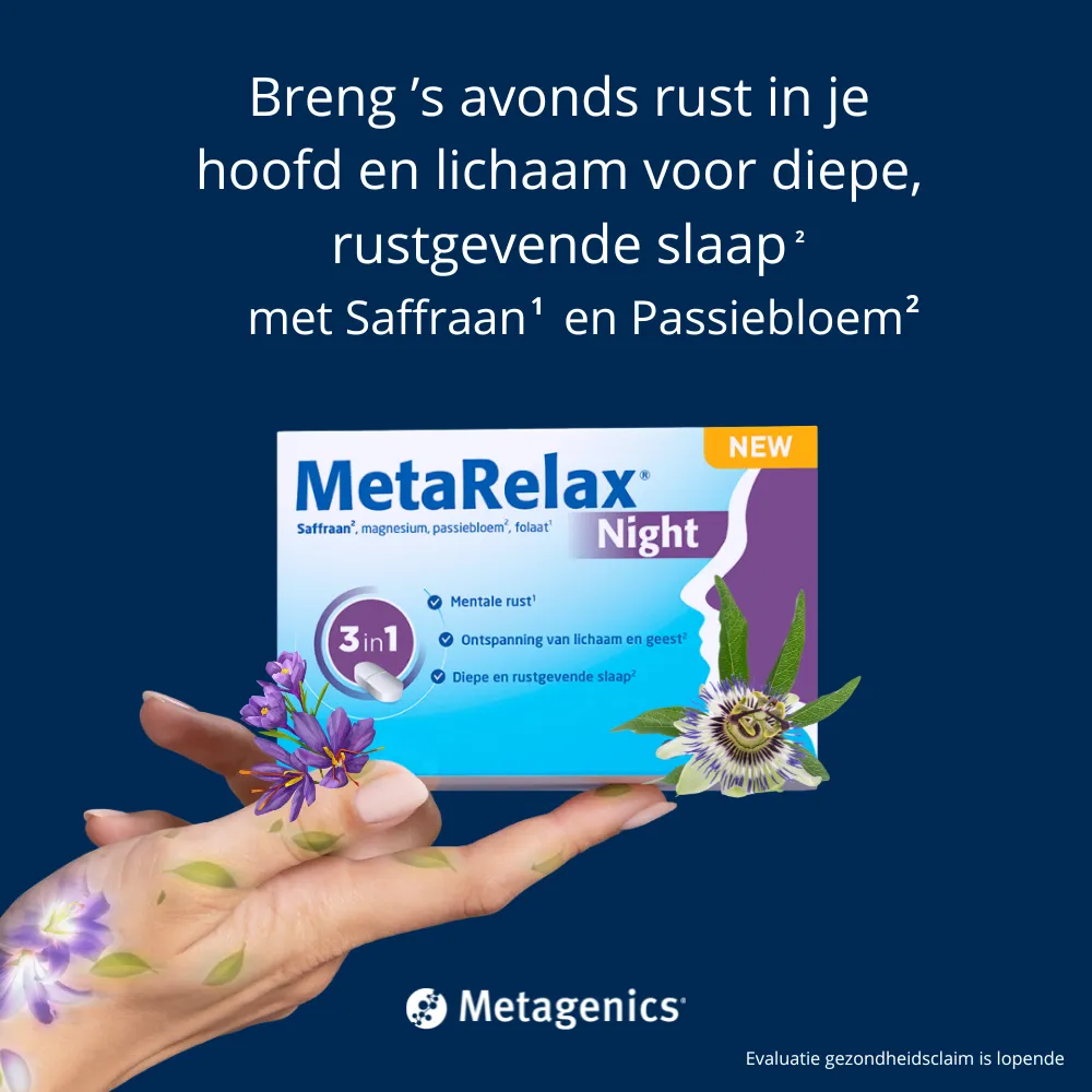 Metagenics MetaRelax Night (30 tabletten)