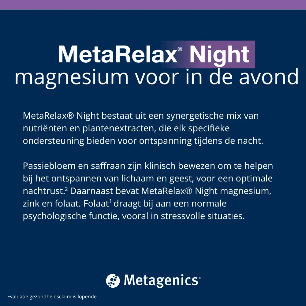 Metagenics MetaRelax Night (30 tabletten) - image 6