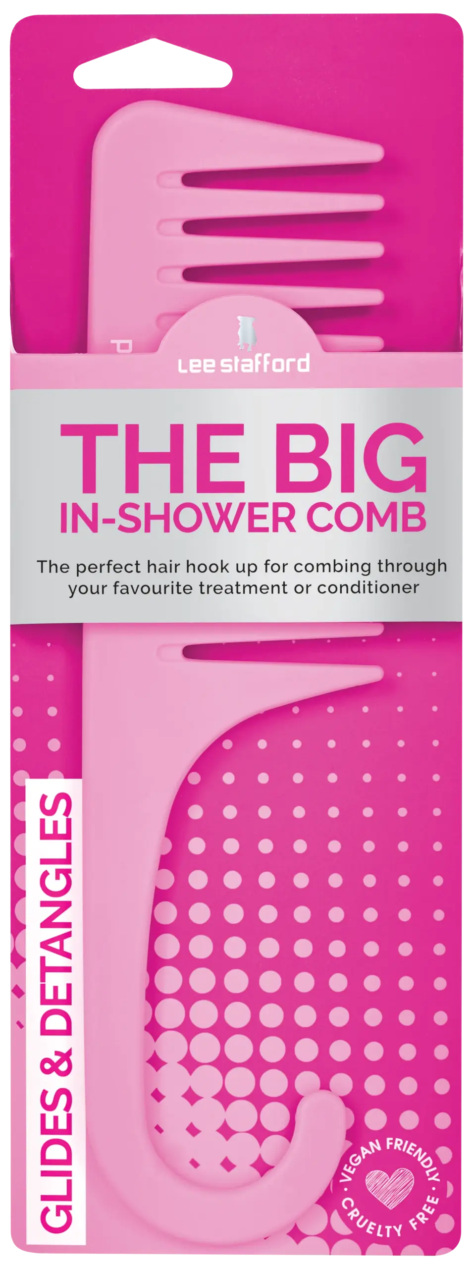 Lee Stafford The Big In-Shower Comb (1 stuk)