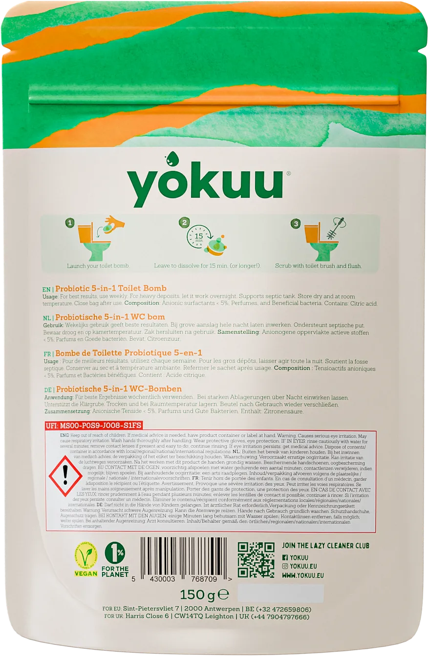 Yokuu Toilet Bom Eucalyptus & Munt (10 stuks)