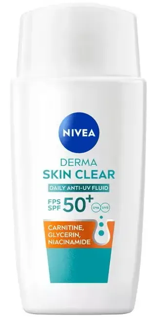 Nivea Derma Skin Clear Spf50+ Zon Fluide (40 ml) - image 2