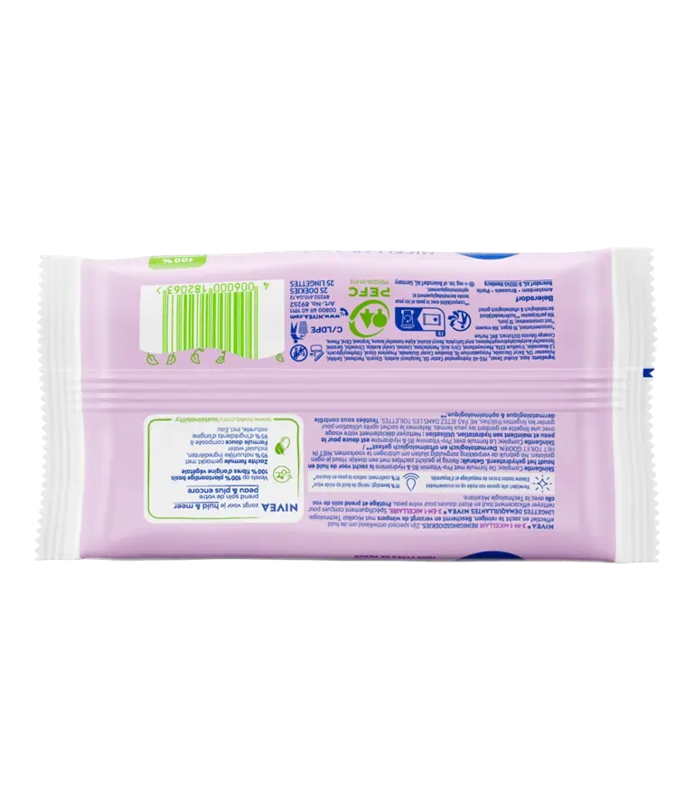 Nivea Micellair 3-in-1 Reinigingsdoekjes (25 stuks)