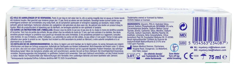 Sensodyne Repair & Protect Whitening Tandpasta (75 ml) - image 2