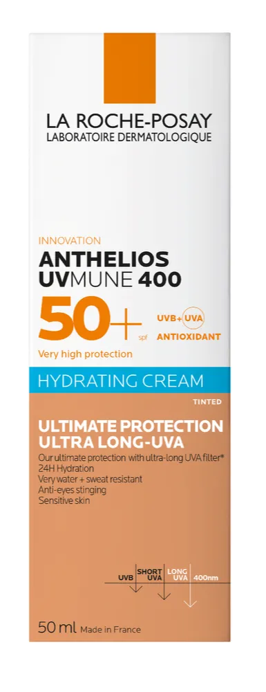 La Roche-Posay Anthelios Uvmune 400 Hydrating Cream Tinted SPF50+ (50 ml)