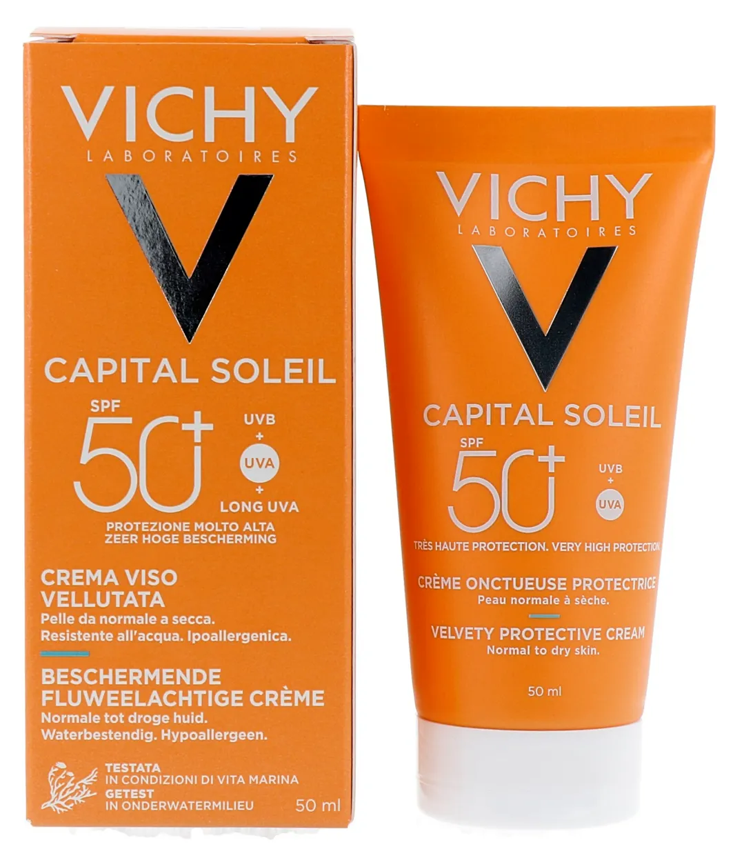 Vichy Capital Soleil Velvety Protective Cream SPF50+ (50 ml)
