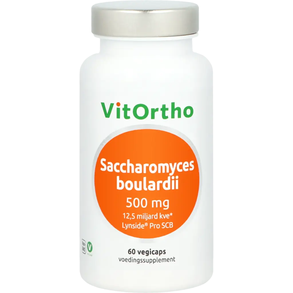 VitOrtho Saccharomyces Boulardii 500 mg (60 vega capsules)