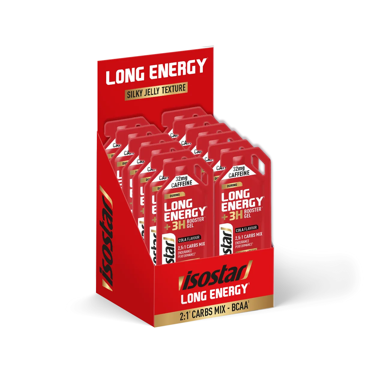 12x Isostar Long Energy +3H Gel Cola  (12 x 40 gr)