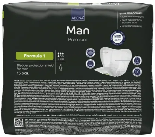 Abena Man Premium Formula 1 Inlegverband (15 stuks)