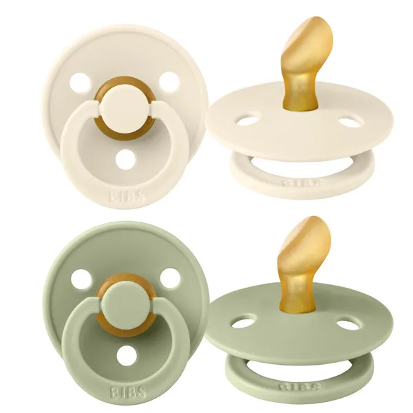 Bibs Fopspeen 0-6 Maanden Anatomic Ivory/sage (2 stuks) - image 3