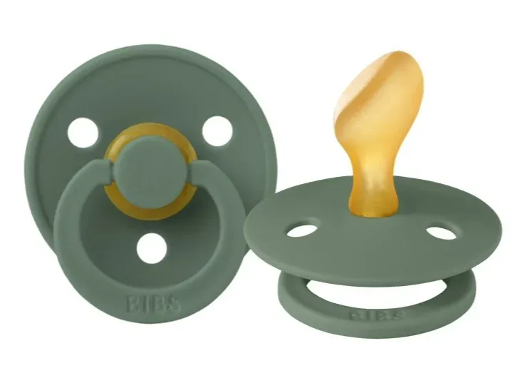 Bibs Fopspeen 6-18 Maanden Anatomic Vanilla/pine (2 stuks) - image 2