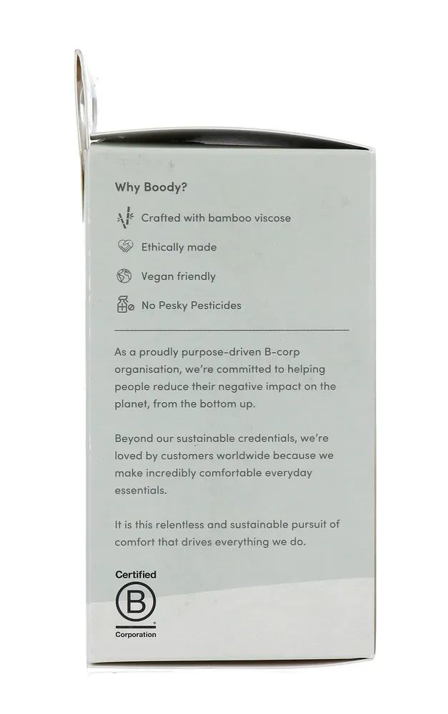 Boody Leggings Enkel Zwart XL (1 stuk)