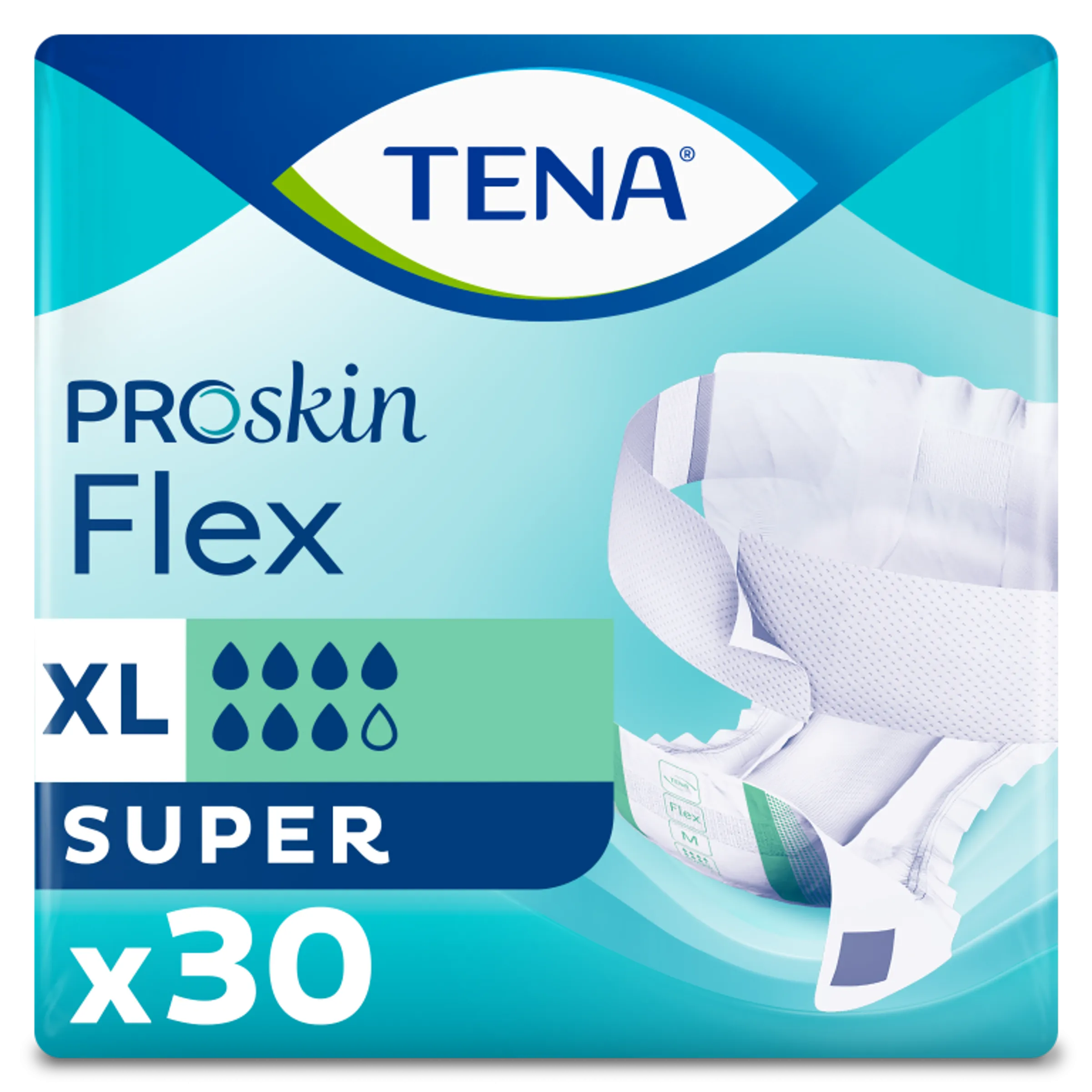 Tena Flex Super Proskin Extra Large (30 stuks)