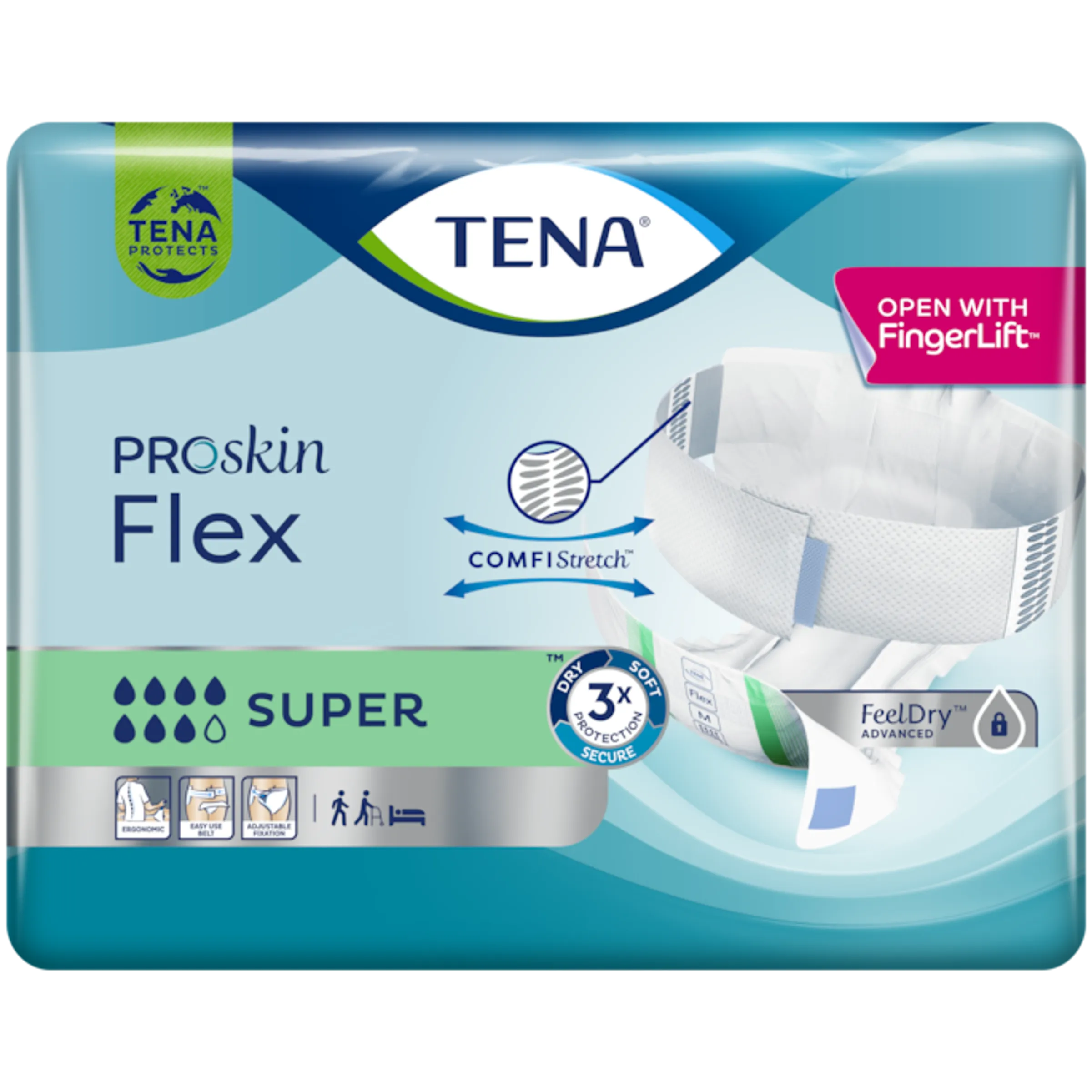 Tena Flex Super Proskin Extra Large (30 stuks)
