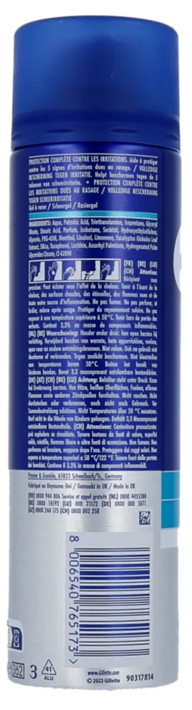 Gillette Series Scheergel Verkoelend Gevoelige Huid - met Eucalyptus (200 ml)