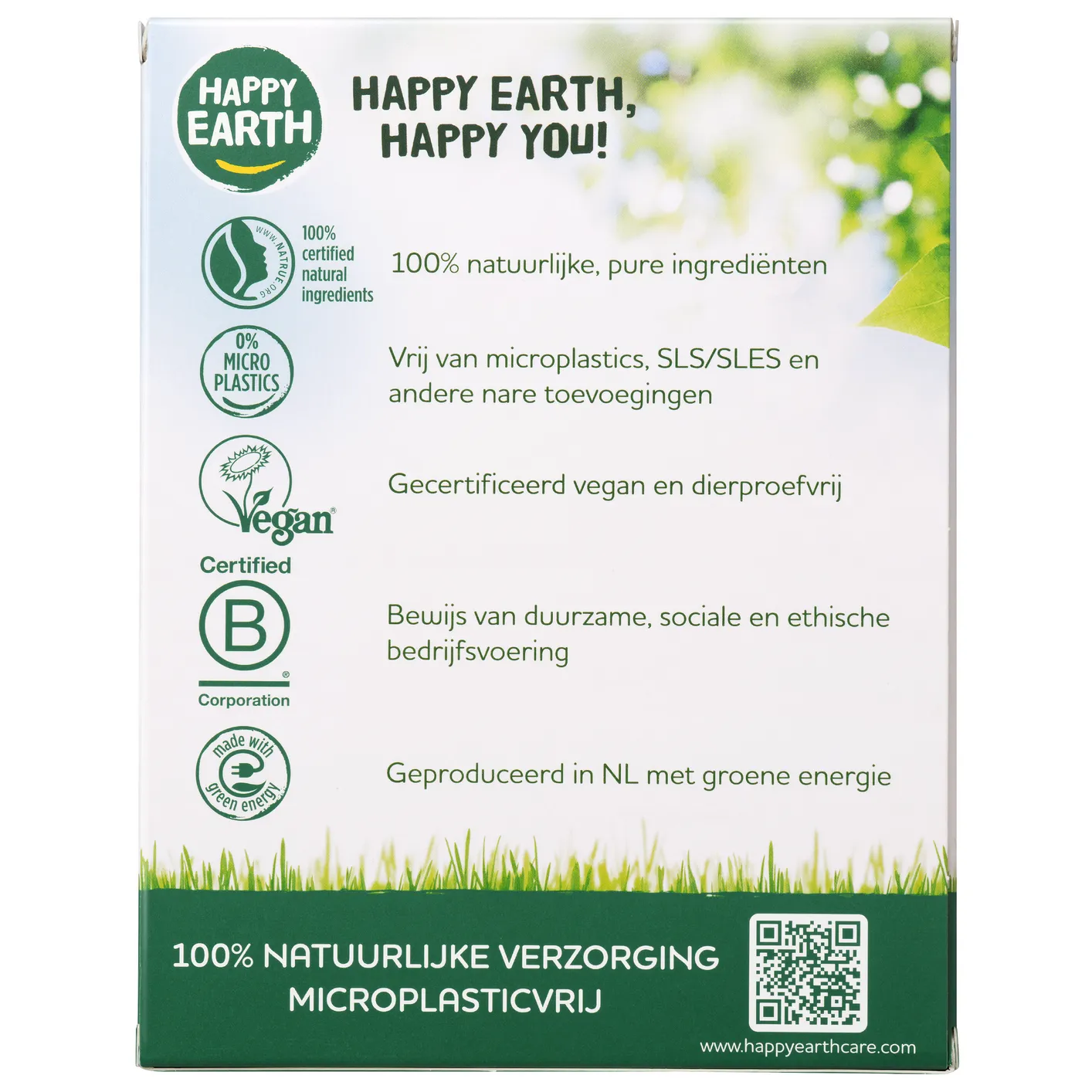 Happy Earth Giftset Cedar Lime Showergel & Lavender Ylang Handsoap (1 stuk) - image 2