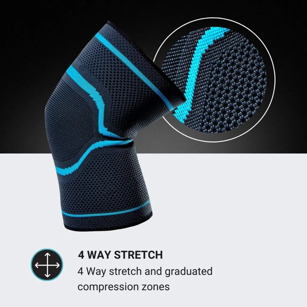 Mx Health Premium Knee Support Elastic - M (1 stuk)