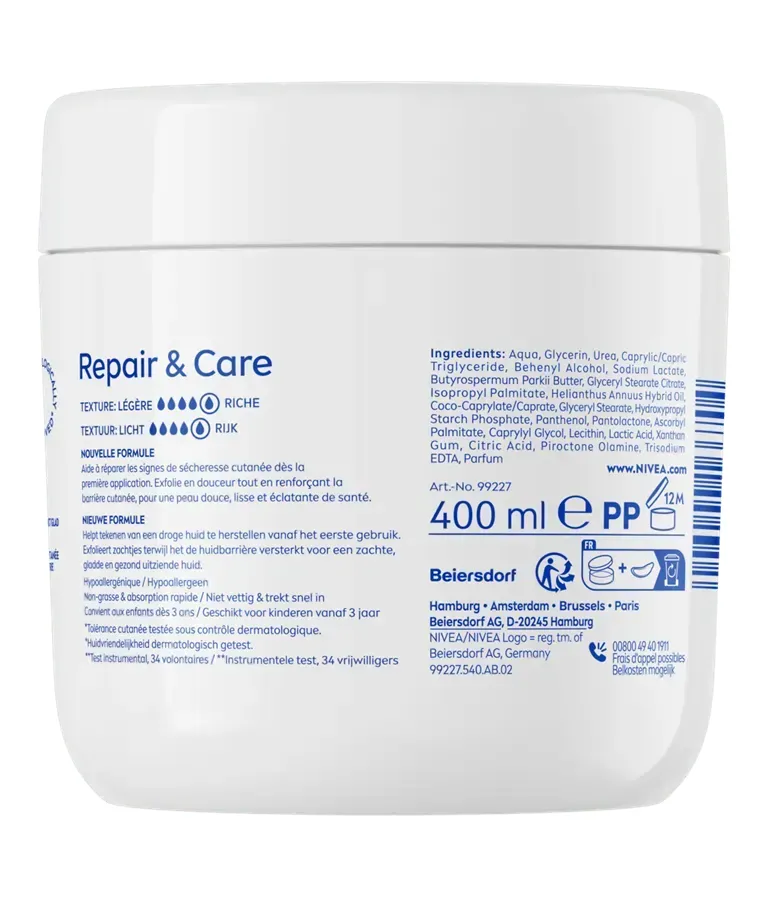 Nivea Repair & Care Urea Crème (400 ml)