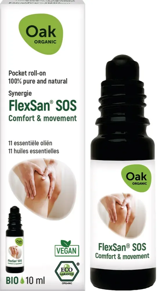 Oak Organic Pocket Roll-on Flexsan Sos Olie (10 ml)