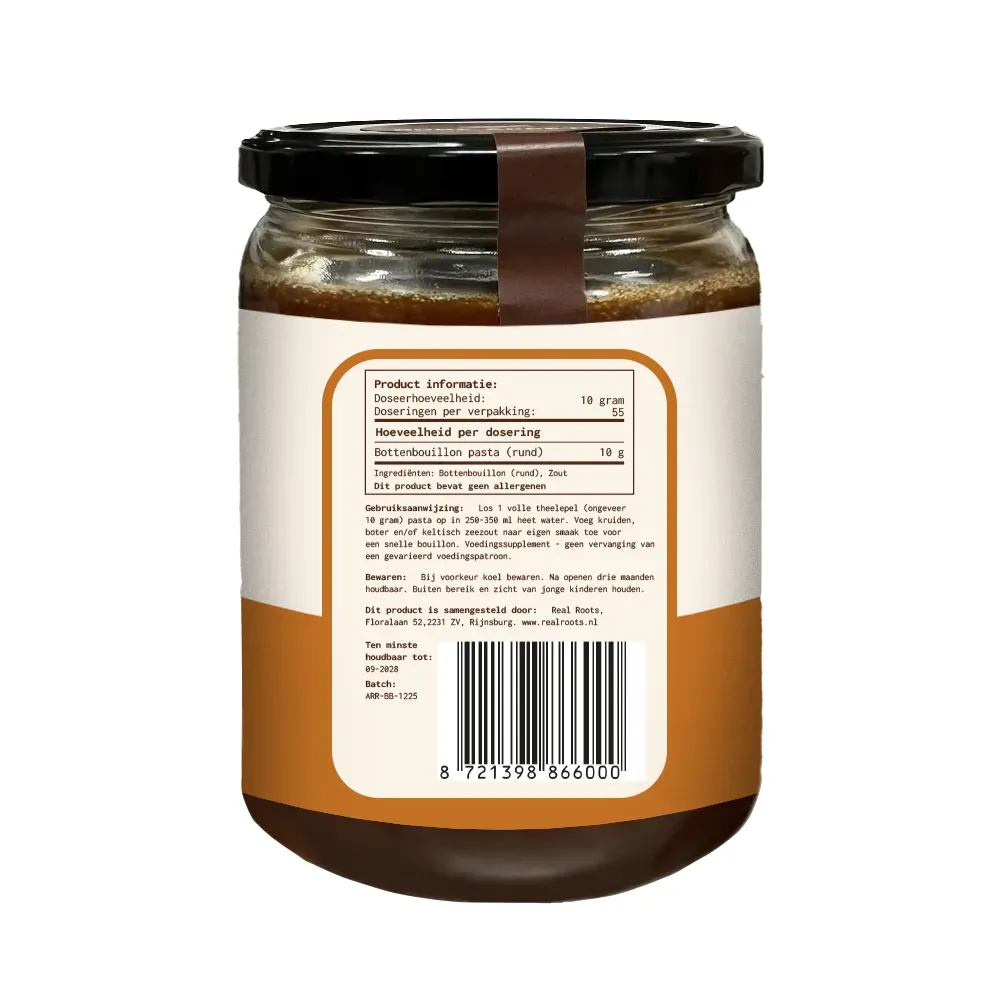 Real Roots Bottenbouillon (550 gr)