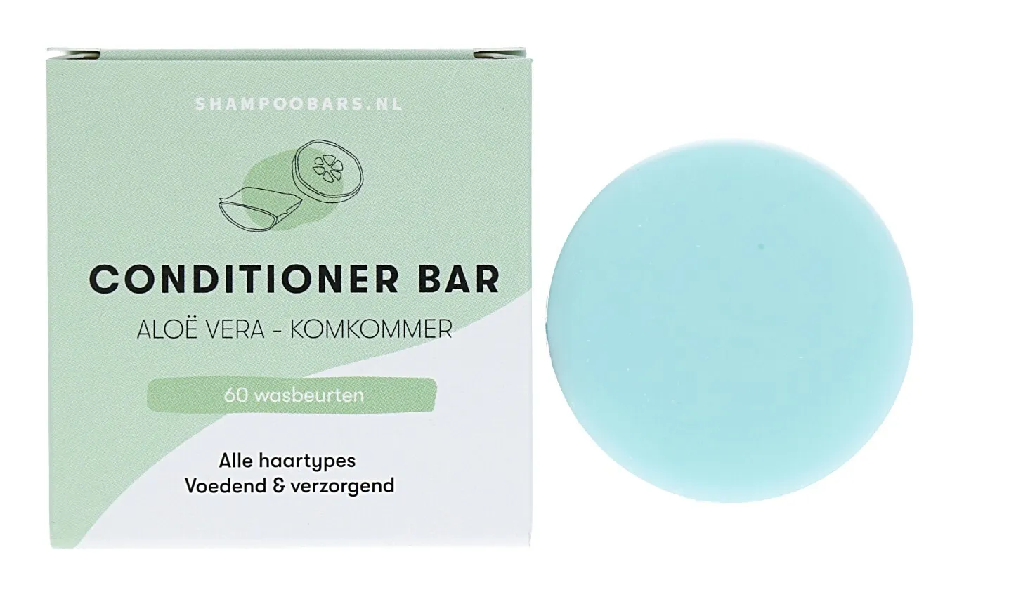 Shampoo Bars Conditioner Bar Aloë Vera en Komkommer (45 gr)