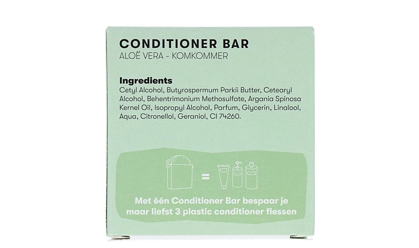 Shampoo Bars Conditioner Bar Aloë Vera en Komkommer (45 gr) - image 2