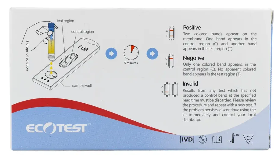 Ecotest Fob Zelftest (1 stuk) - image 2