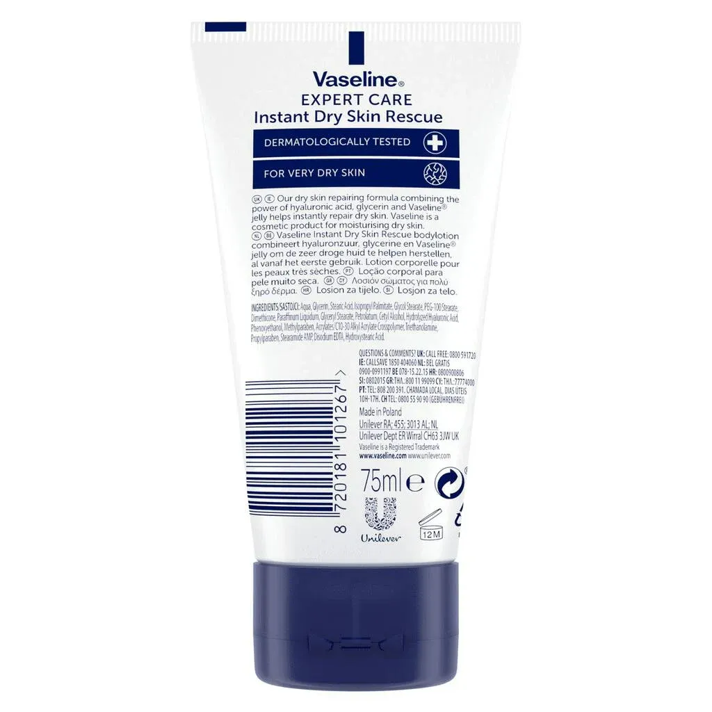 Vaseline Instant Dry Skin Rescue Bodylotion (75 ml)