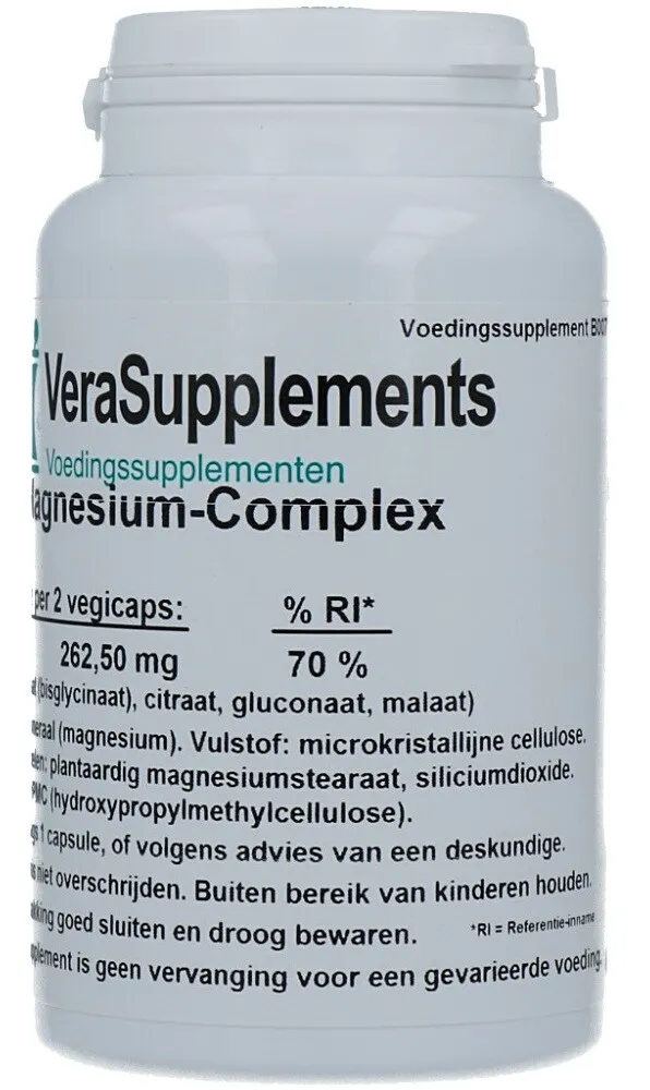 Verasupplements Super Magnesium Complex Capsules (100 vegetarische capsules)