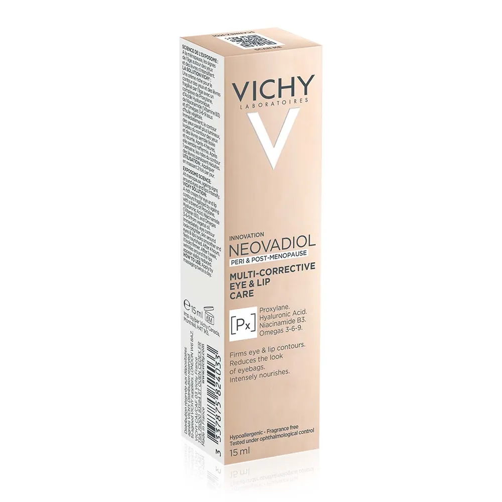 Vichy Neovadiol Multi-verbeterende Oogcrème en Lipverzorging - voor Tijdens en na de Overgang (15 ml)