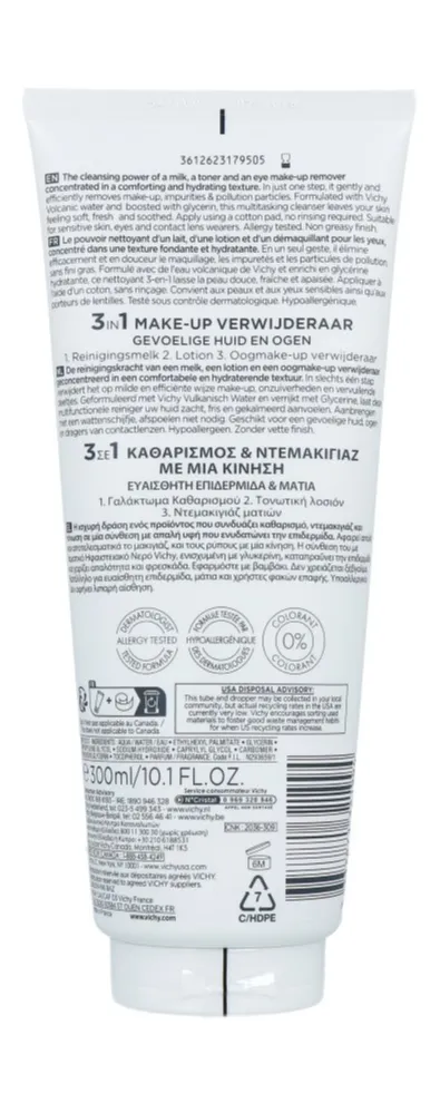 Vichy Pureté Thermale One-step Cleanser Sensitive Skin & Eyes (300 ml)