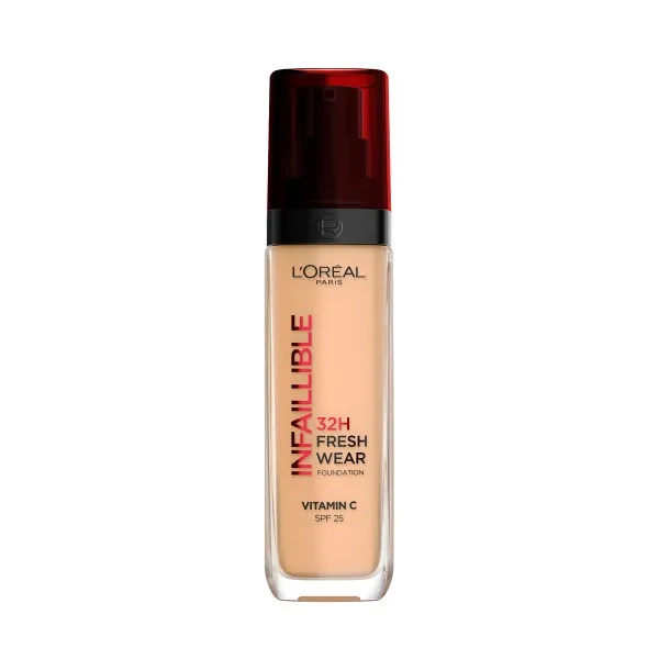 L'Oreal Paris Foundation Infaillible 32Hr Fresh Wear 200 Warm +Spf (1 stuk)