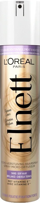 L'Oreal Paris Elnett Shine Haarspray Sterke Fixatie (200 ml)