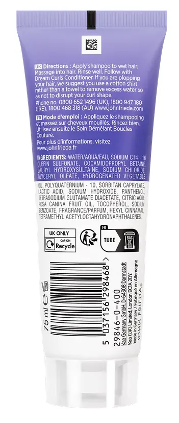 John Frieda Frizz Ease Dream Curls Shampoo (75 ml)