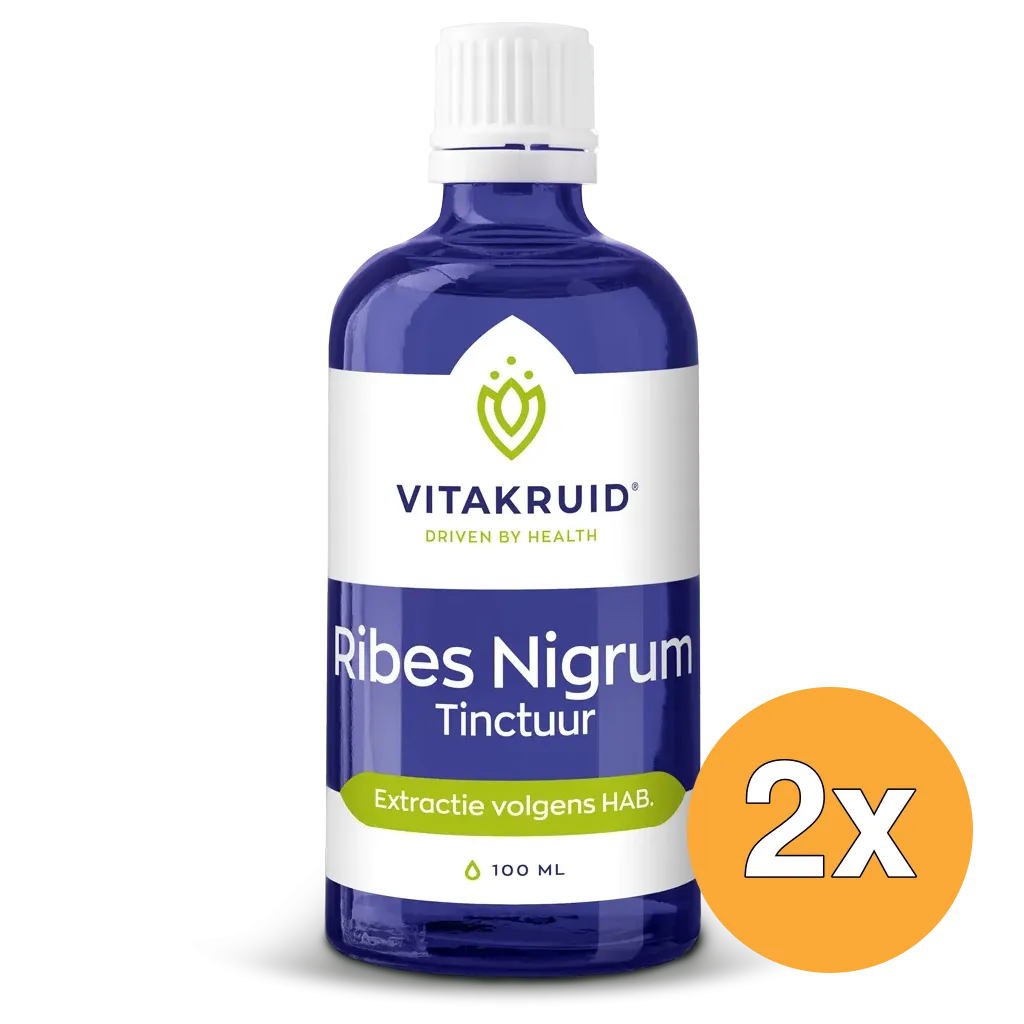 2x Vitakruid Ribes Nigrum Zwarte Bes Tinctuur 1:10 (100 ml)