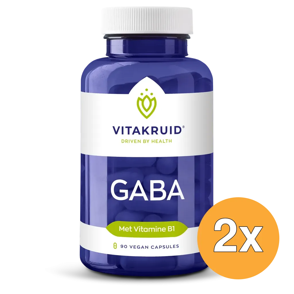2x Vitakruid GABA (90 vega capsules)