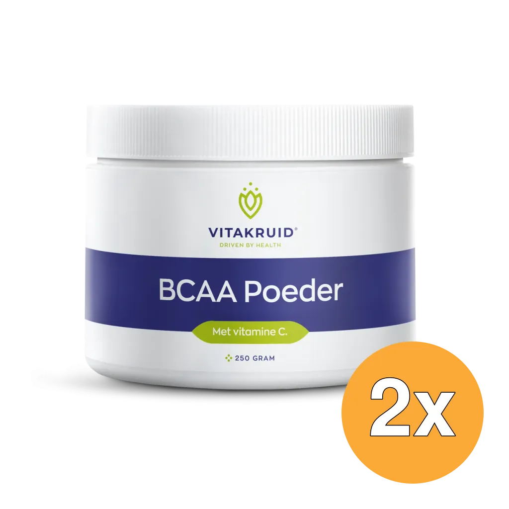 2x Vitakruid Bcaa Poeder (250 gr)
