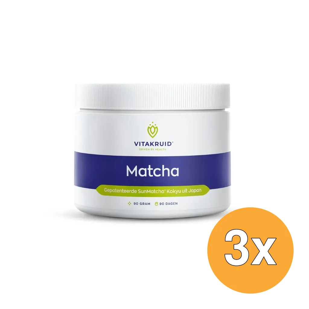 3x Vitakruid SunMatcha Koyku (90 gr)